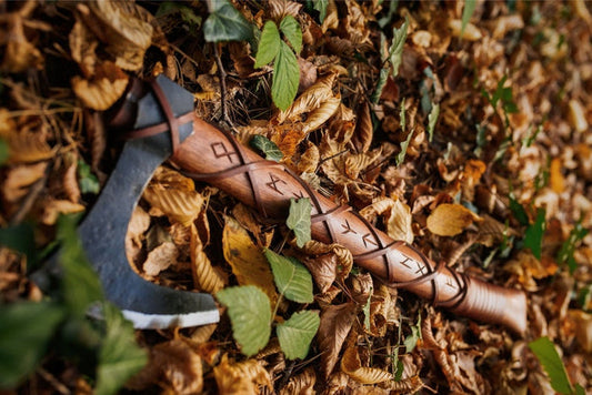 Engraved Ragnar Axe, Viking Axe