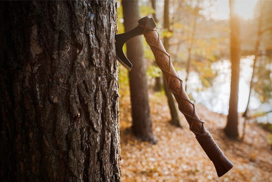 Engraved Ragnar Axe, Viking Axe