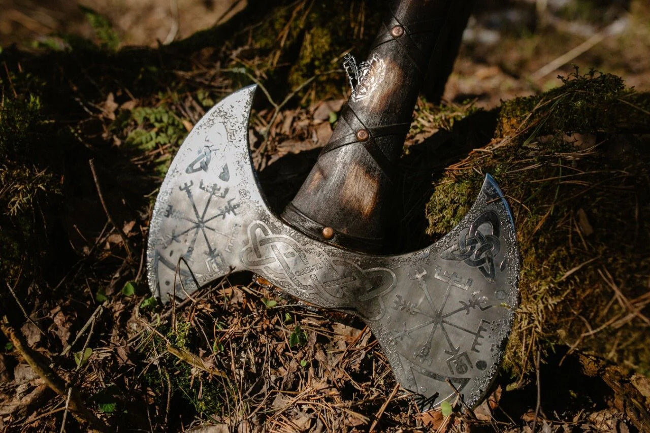 Viking Double Blades Berserker Axe