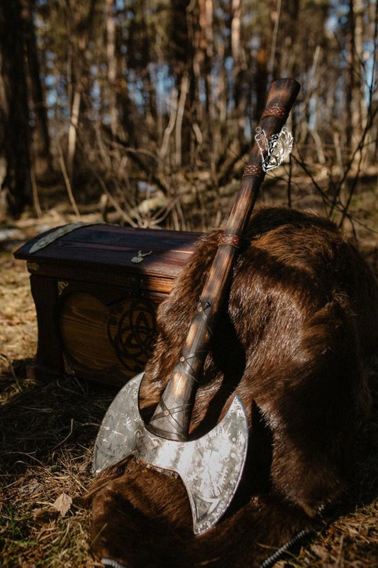 Viking Double Blades Berserker Axe