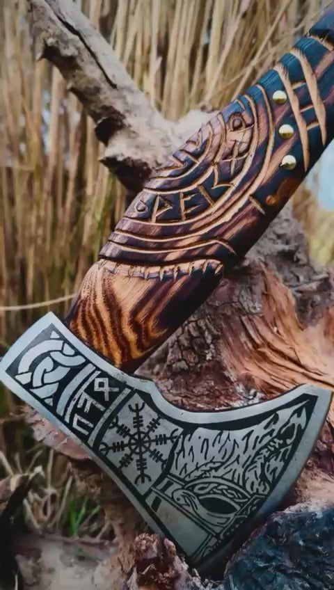The Norse Symbols Battle Axe